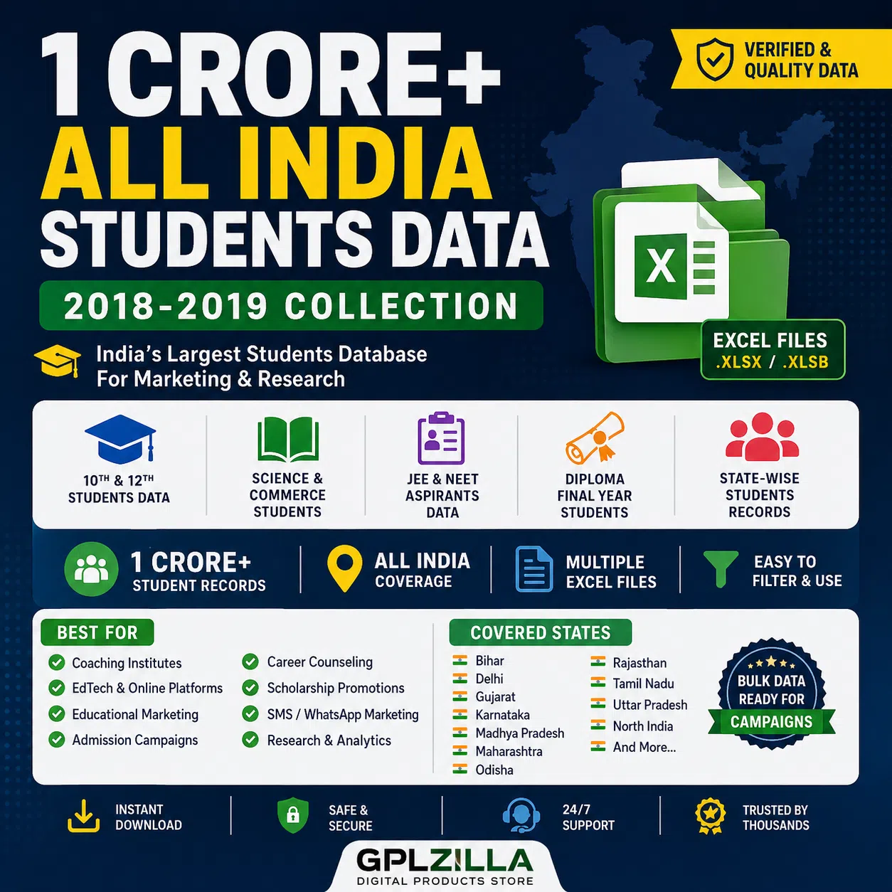 all india students data, india students database, student leads india, 10th students data, 12th students database, jee aspirants data, neet aspirants database, india education leads, coaching institute leads, edtech leads india, state wise students data, bulk students database, students excel data, educational marketing database, india school students data, diploma students data, cbse students data, science students database, commerce students data, student contact database, digital students data, all india educational leads, students mobile number database, students email database, education marketing leads india, india academic database, 1 crore students data, india student records, student leads excel sheet, educational leads provider